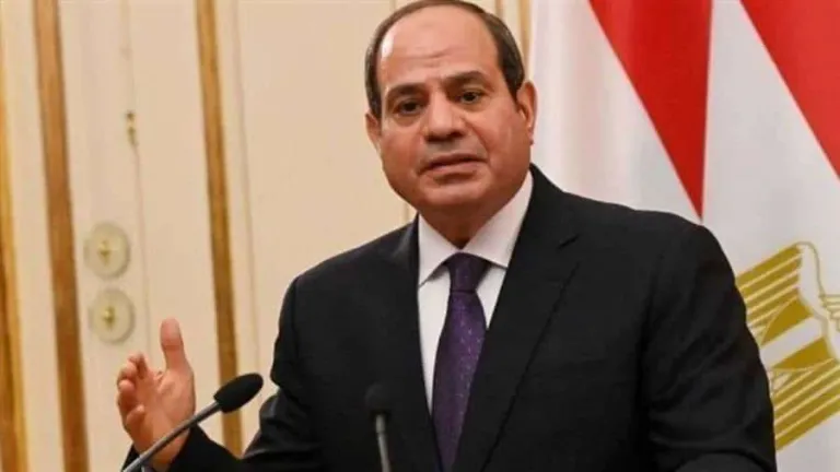 الرئيس السيسى عن وقف إطلاق النار في غزة