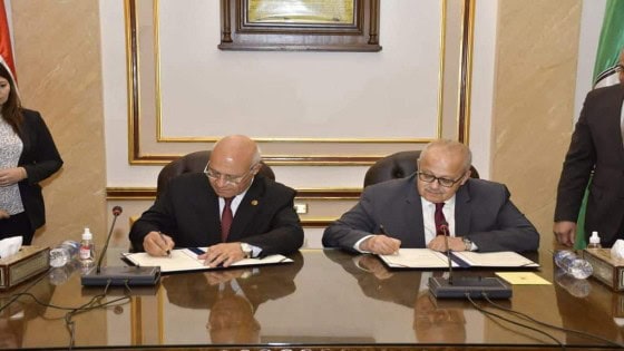 رئيس جامعة القاهرة وجامعتي بنها وبنها الأهلية يوقعان مذكرتي تفاهم لتعزيز التعاون المشترك