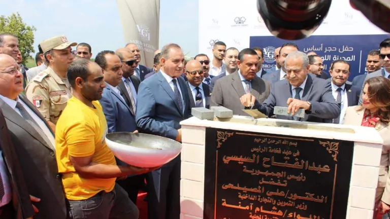 بالصور .. وزير التموين يعلن بدء التنفيذ ووضع حجر الأساس لإنشاء مناطق لوجستية - تجارية - بمحافظة كفر الشيخ