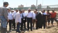 محافظ الجيزة يتفقد أعمال اصلاح كسر بماسورة مياه بمنطقة أرض البحر بالطالبية .. تكليفات هامه للقيادات التنفيذية