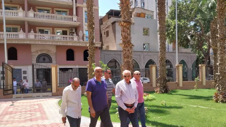 محافظ الجيزة يتفقد أعمال تطوير ميدان الجمهورية بالدقي
