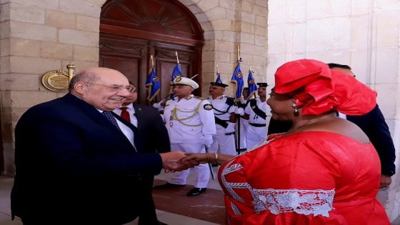 رئيس مجلس الشيوخ يستقبل نظيرته بغينيا الاستوائية والوفد المرافق لها