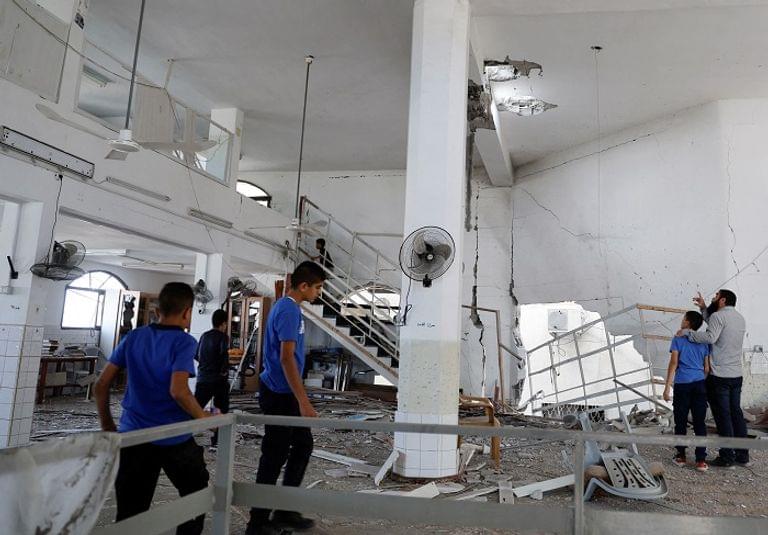 العدوان الاسرائيلى يقصف مسجدا بالضفة الغربية
