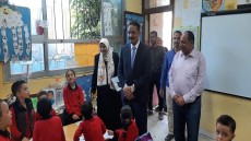 سلومة يتفقد مدارس إداراتى منشأة القناطر والوراق التعليمية “.. يشدد على تسليم الكتب الدراسية دون قيدها بالمصروفات