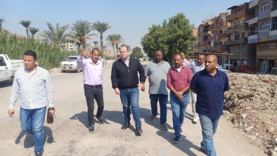 سيراً على الاقدام .. الشهابى يتفقد هذه المشروعات فى البدرشين