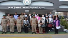 احتفالا باليوبيل الذهبي لانتصارات أكتوبر المجيدة .. جامعة القاهرة ترسل وفدا من اعضاء هيئة التدريس والطلاب لجمعية المحاربين القدامى