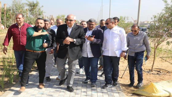 محافظ الجيزة يتفقد أعمال تطوير محيط المتحف المصري الكبير