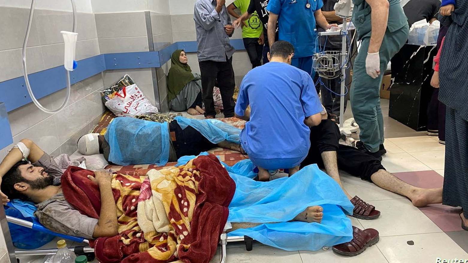 اسرائيل تقتحم مستشفى الشفاء فى غزة .. تمارس اعمالها الاجرامية .. هذا ما نتج عنه