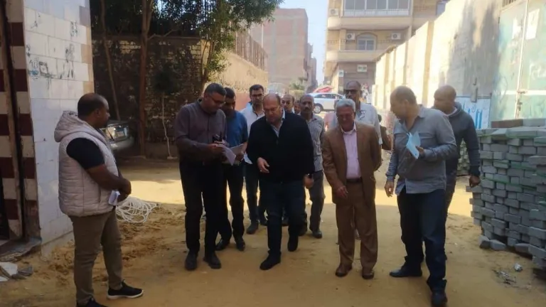 جولة ميدانية لنائب محافظ الجيزة بأبو النمرس