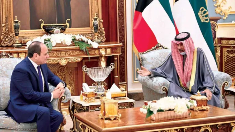 الرئيس السيسى ينعى امير دولة الكويت بهذه الكلمات
