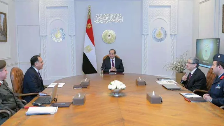 لتطوير البنية التحتية المطلوبة لنجاح هذا المشروع .. الرئيس السيسى يجتمع برئيس الحكومة