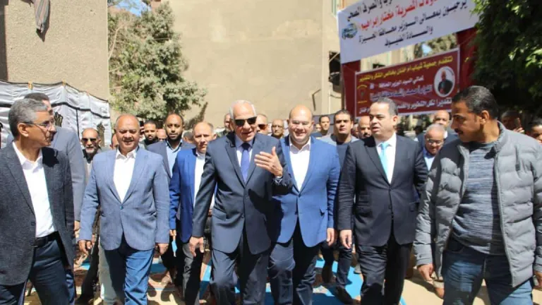 محافظ الجيزة يفتتح محطات رفع الصرف الصحى بالحوامدية والبدرشين .. اليك اهم التفاصيل