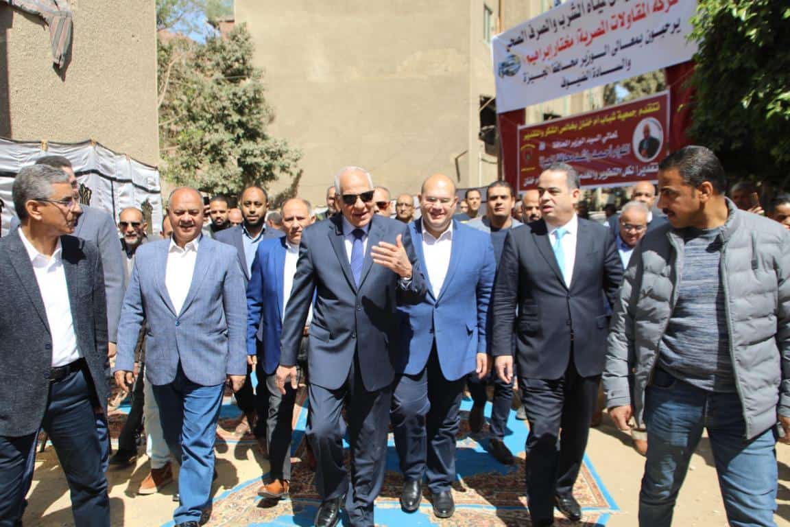 محافظ الجيزة يفتتح محطات رفع الصرف الصحى بالحوامدية والبدرشين .. اليك اهم التفاصيل