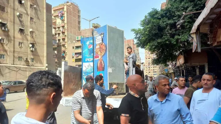 الجيزة تستجيب لشكاوي سكان شارع حسين مهران ومتفرعاته .. حملات مكبرة لرفع الاشغالات وتعديات المحال التجارية