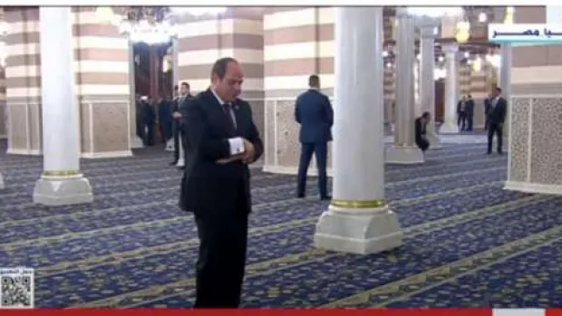 الرئيس السيسى: ربنا أكرمنا بأن يكون أهل البيت فى مصر .. ده فضل من ربنا علينا .. يوجه الشكر لسلطان البهرة
