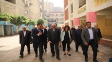 محافظ الجيزة يتابع إنطلاق ماراثون إمتحانات الشهادة الإعدادية .. يعطى توجيهات هامة