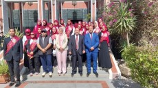 احتفالية بجامعة القاهرة بالتعاون مع وزارة التضامن بمناسبة اليوم العالمى للعصا البيضاء