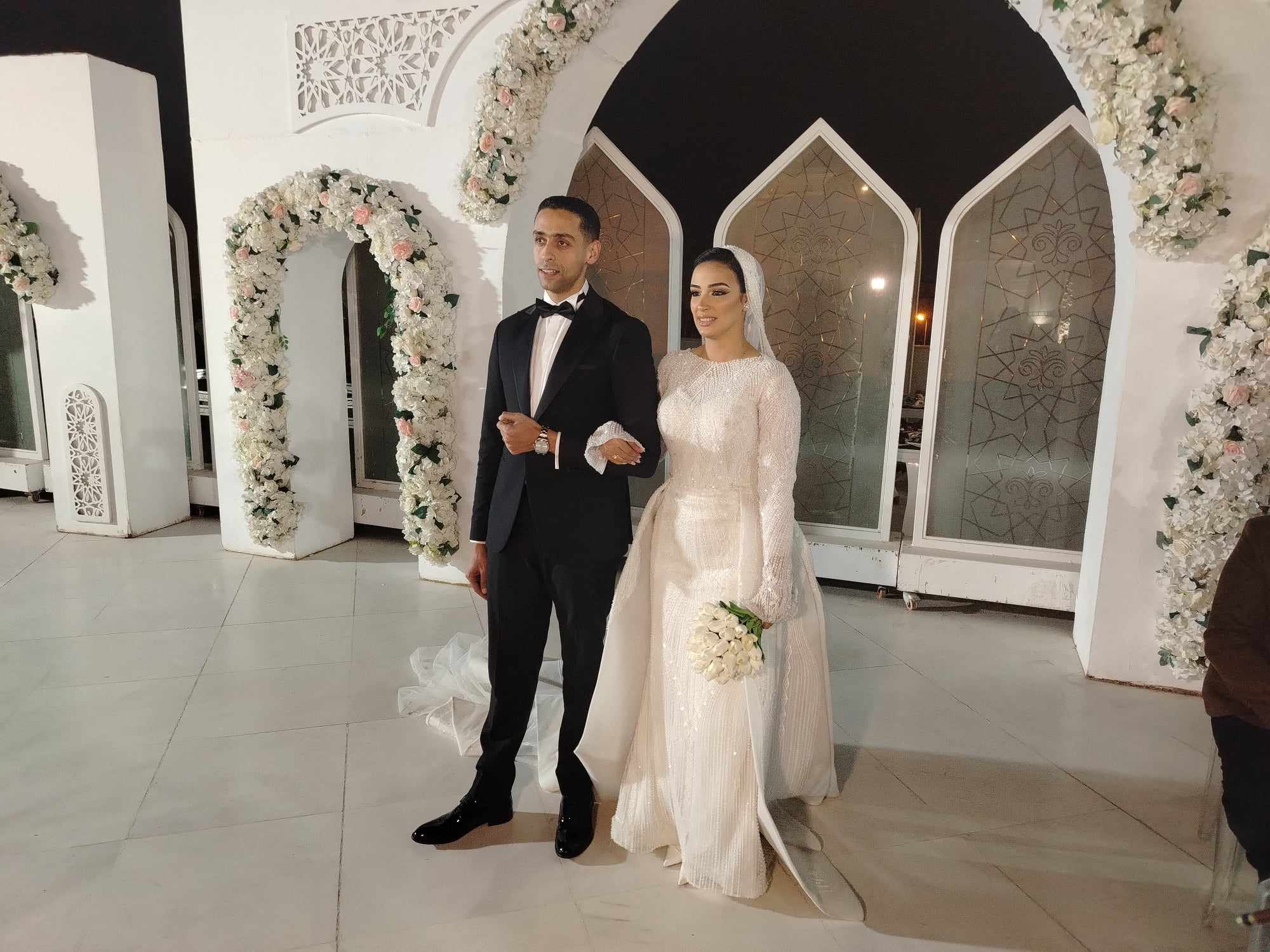 ألف مبروك الزفاف السعيد .. وكيل النائب العام كريم والدكتورة ميار