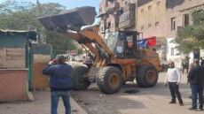 محافظة الجيزة تتخذ إجراءات صارمة ضد الإشغالات في محيط مستشفى أم المصريين