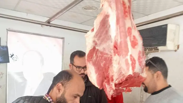 "لحوم فاسدة" على وشك التداول.. أجهزة الجيزة تتحرك في الوقت المناسب