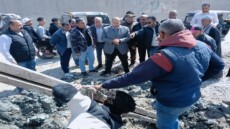 نائب المحافظ يتابع على الأرض فى بشتيل لتفقد هذا المشروع