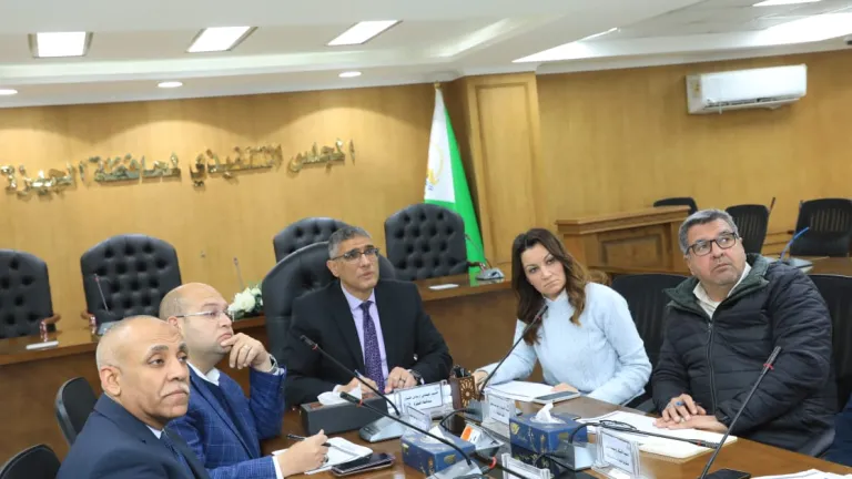 محافظ الجيزة : سلامة المواطنين أولا ً.. غلق ورش غير مرخصة ومراجعة التوصيلات الإنشائية