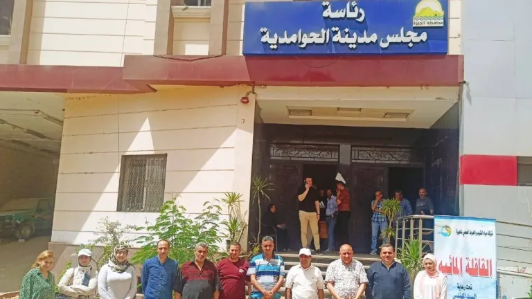 مياه الجيزة تطلق قافلة شاملة بالحوامدية لتعزيز خدمات المياه والصرف الصحي