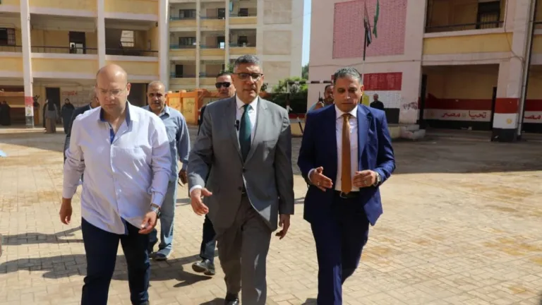 جولة مفاجئة لعادل النجار في لجان الثانوية العامة بأبو النمرس والحوامدية .. رسائل طمأنة وتوجيهات صارمة