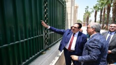 حرص شخصي من رئيس جامعة القاهرة على استعادة الطابع الأثري للبوابة الرئيسية