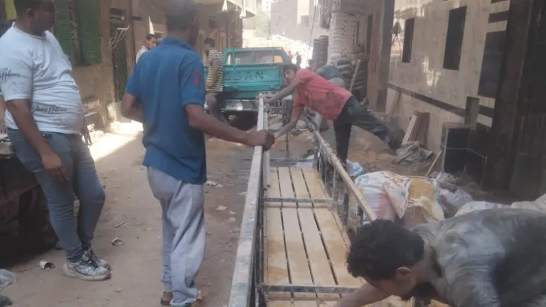 إيقاف تشطيبات مخالفة بالجيزة .. حي جنوب يتدخل في الوقت المناسب