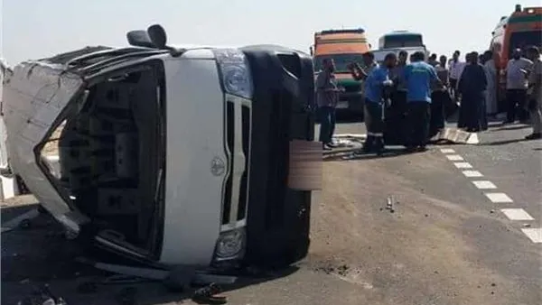 الطريق الأوسطي يشهد مأساة جديدة .. إصابة 6 في حادث مروع