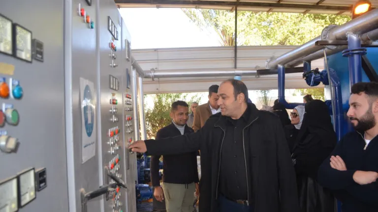 رئيس مياه الجيزة يتفقد منظومة المياه والصرف الصحي بالواحات البحرية ويعلن خطط تطوير شاملة