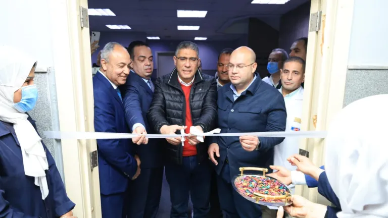 55 سرير رعاية مركزة و5 للحروق .. محافظ الجيزة يفتتح توسعات مستشفى الحوامدية