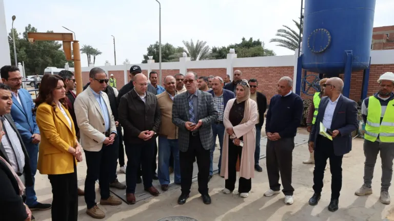 الأنصاري في قلب دهشور .. محطة الصرف التي تخفي مفاجآت كبيرة