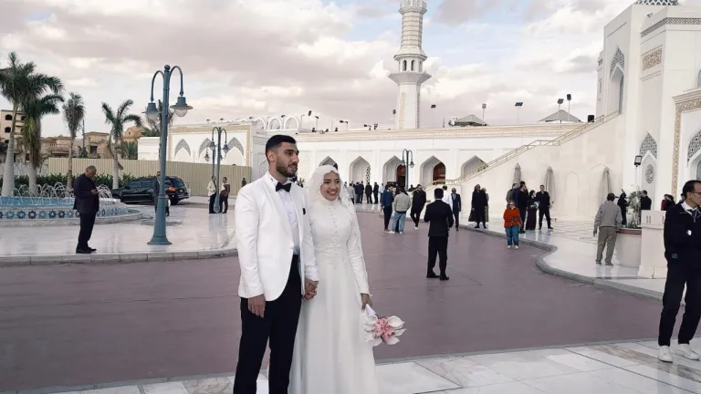 ليلة دبلوماسية من ذهب .. زفاف أسماء وائل خضر ومحمد إبراهيم يشعل البهجة في التجمع الخامس