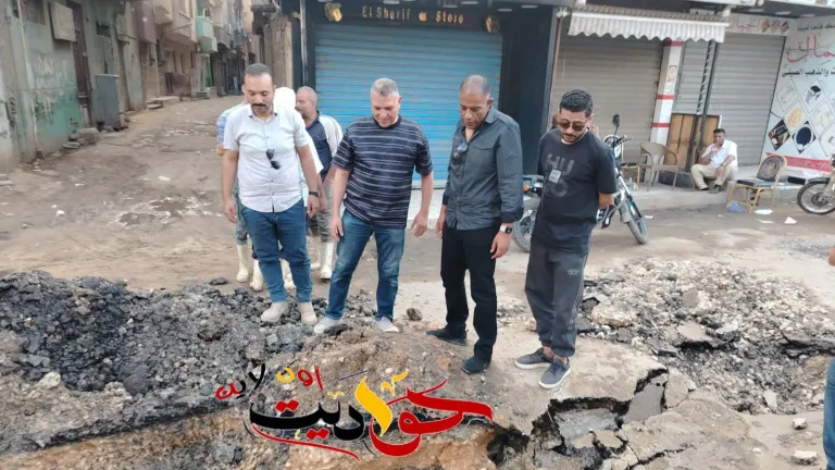 تحرك عاجل بالحوامدية .. أمير عباس يقطع إجازته لمتابعة كسر خط المياه 560  ورئيس شركة المياه يتابع الأزمة لحظة بلحظة