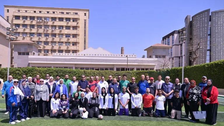 جامعة القاهرة تتحول إلى ساحة حماس .. يوم رياضي يجمع القيادات والطلاب على طريق النجاح| صور