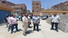 حياة كريمة تغيّر ملامح الصف .. متابعة ميدانية لمشروعات الطرق والأسواق الحضارية