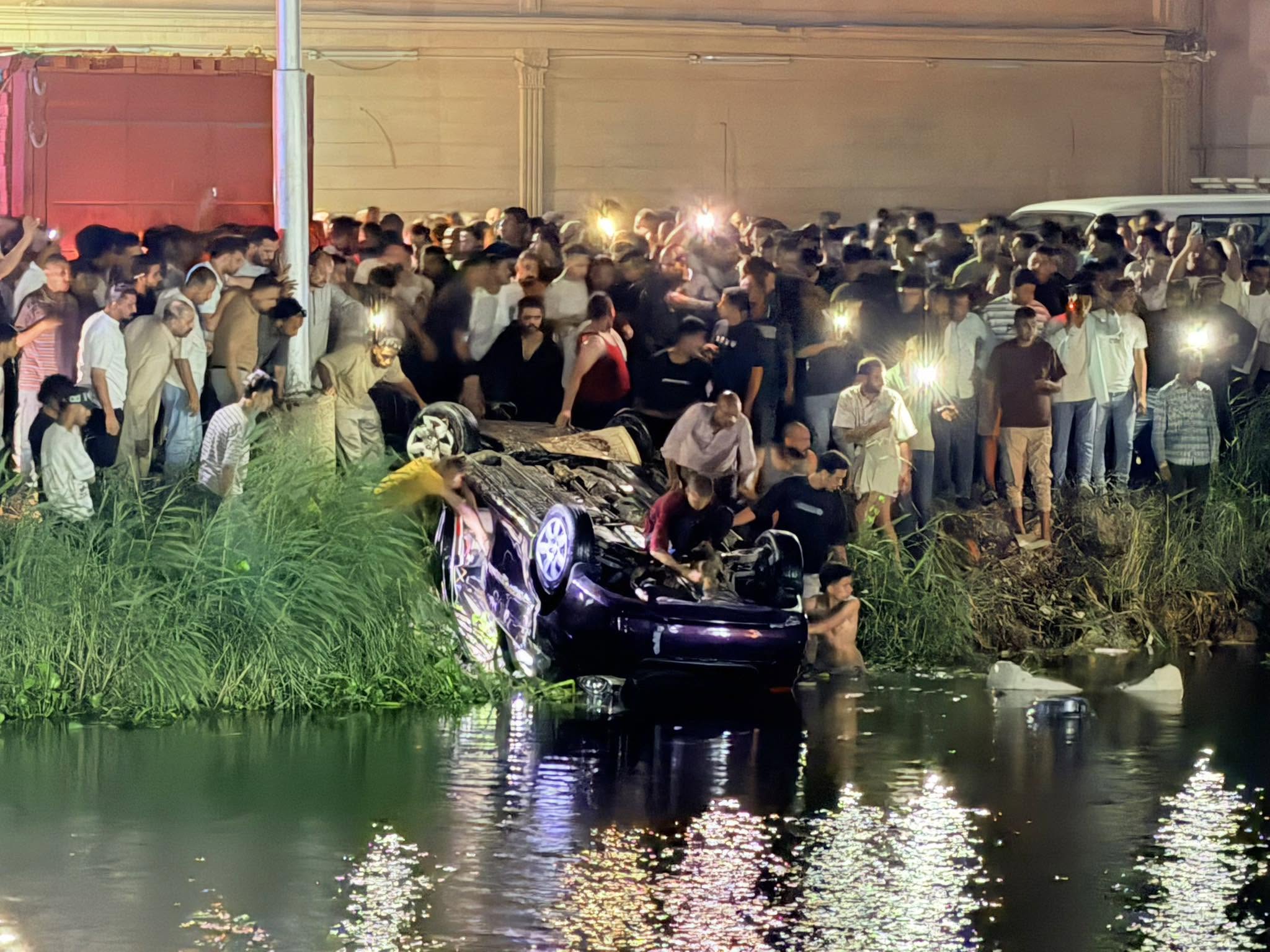 كارثة على المريوطية .. 6 جثامين وناجٍ وحيد بعد غرق سيارة تقل أسرة كاملة في مياه الترعة| ننشر الاسماء