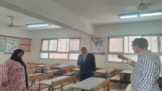 تفتيش شامل وتأمين كامل .. الحوامدية تضع اللمسات الأخيرة قبل انطلاق امتحانات الثانوية العامة